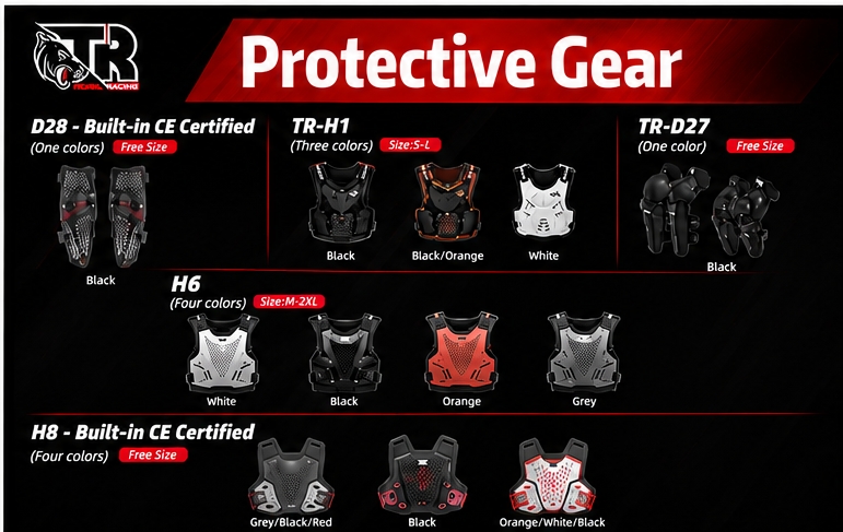 Owner-supplied Tiger protective gear range graphic